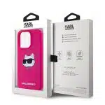 Karl Lagerfeld Silicone Choupette - θήκη για Apple iPhone 15 Pro - Ροζ - Image 8