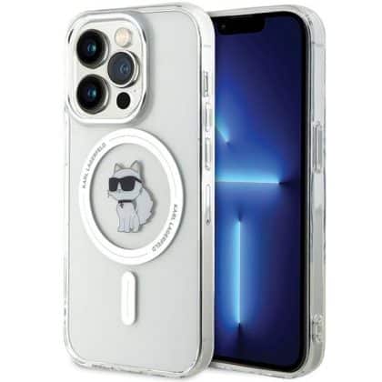 Karl Lagerfeld IML Choupette MagSafe - θήκη για Apple iPhone 13 Pro Max - Διάφανο
