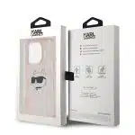Karl Lagerfeld IML Choupette Head & Monogram - θήκη για Apple iPhone 13 Pro Max - Ροζ - Image 8