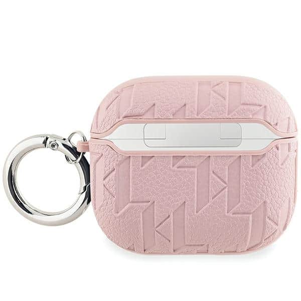 Karl Lagerfeld KLA3PGCHPP Θήκη για AirPods 3 Monogram Choupette Head ροζ - Image 2