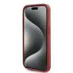 Karl Lagerfeld Diagonal Quilted Script - θήκη για Apple iPhone 15 Pro Max - Κόκκινο - Image 5