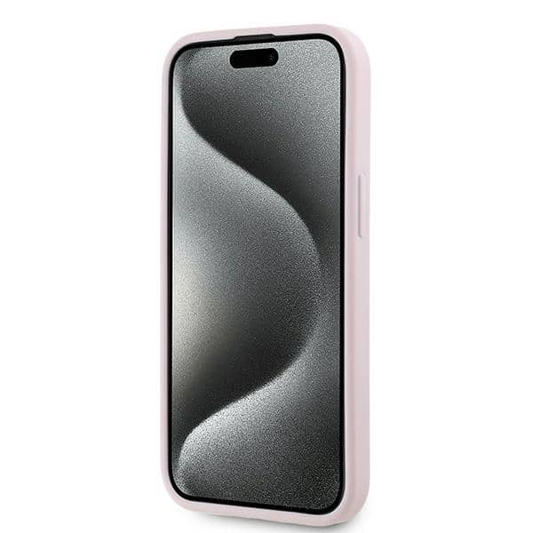 Karl Lagerfeld Diagonal Quilted Script - θήκη για Apple iPhone 15 Plus / 14 - Ροζ - Image 5