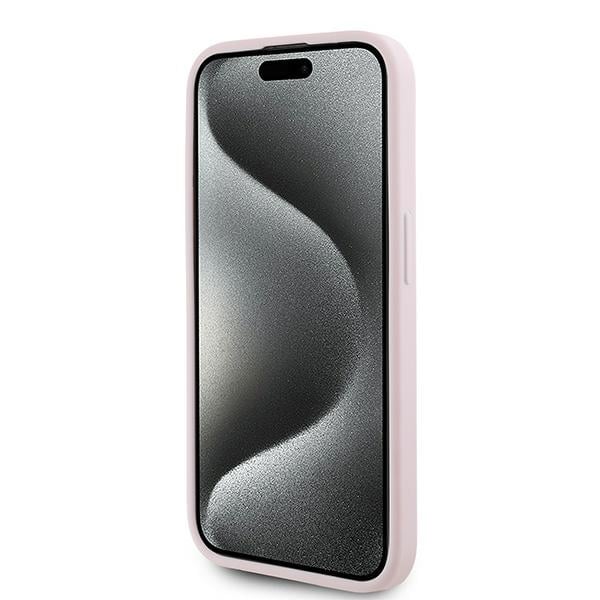 Karl Lagerfeld Diagonal Quilted Script - θήκη για Apple iPhone 15 Pro - Ροζ - Image 5