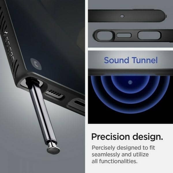 Spigen Liquid Air - θήκη για Samsung Galaxy S22 Ultra - Μαύρο - Image 12