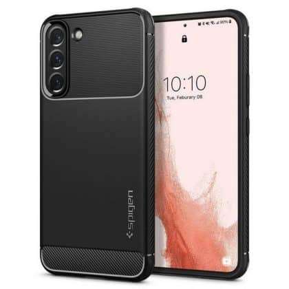 Spigen Rugged Armor - θήκη για Samsung Galaxy S22 - Μαύρο