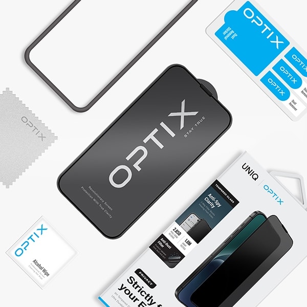 UNIQ Optix Privacy Προστατευτικό Γυαλί Ιδιωτικότητας για iPhone 15 Pro Max 6.7" με εφαρμογέα - Image 5