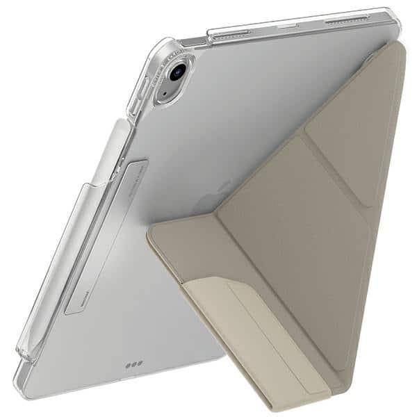 UNIQ θήκη Camden Click για iPad Air 11" (2024) μπεζ/κοκκινιά - Image 4