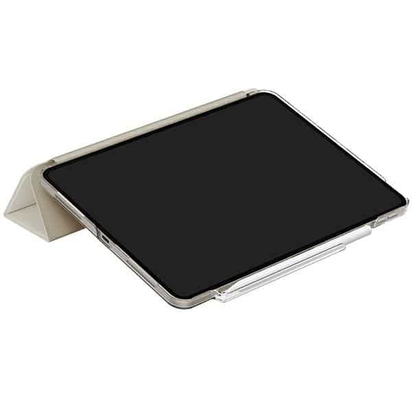 UNIQ θήκη Camden Click για iPad Air 11" (2024) μπεζ/κοκκινιά - Image 5