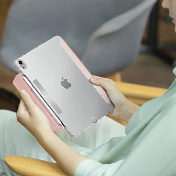 UNIQ θήκη Camden Click για iPad Air 11" (2024) μπεζ/κοκκινιά - Image 8