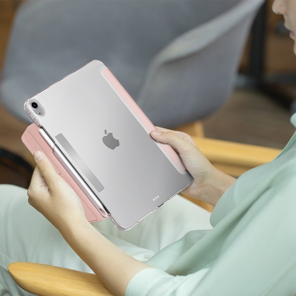 UNIQ θήκη Camden Click για iPad Air 13" (2024) μπεζ/κοκκινωπό - Image 8