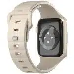 UNIQ λουράκι Stride για Apple Watch Series 1/2/3/4/5/6/7/8/9/SE/SE2 38/40/41mm FKM Rubber Strap χακί/ανοιχτό χακί - Image 2