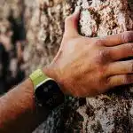UNIQ λουράκι Stride για Apple Watch Series 1/2/3/4/5/6/7/8/9/SE/SE2 38/40/41mm FKM Rubber Strap χακί/ανοιχτό χακί - Image 5