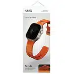 UNIQ λουράκι Stride για Apple Watch Series 1/2/3/4/5/6/7/8/9/SE/SE2/Ultra/Ultra 2 42/44/45/49mm FKM Rubber Strap πορτοκαλί/volt orange - Image 7