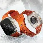 UNIQ λουράκι Stride για Apple Watch Series 1/2/3/4/5/6/7/8/9/SE/SE2/Ultra/Ultra 2 42/44/45/49mm FKM Rubber Strap μπλε/κοβάλτιο - Image 6