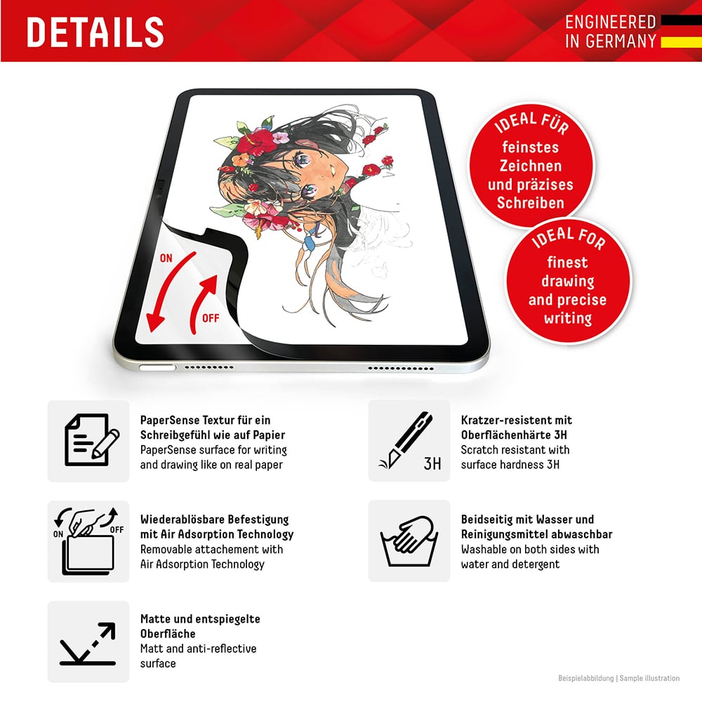 Displex - Premium Tablet PaperSense - iPad Pro 12.9 (2018 / 2020 / 2021 / 2022) - Μαύρο - Image 6