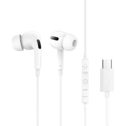 Baseus - Ενσύρματα Ακουστικά Encok CZ18 (A00170100213-Z1) - Type-C, 20Hz-20kHz - Λευκό Σελήνης