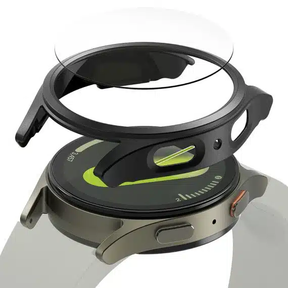 Ringke - Slim + Screen Protector - Samsung Galaxy Watch7 40mm - Μαύρο Τιτάνιο