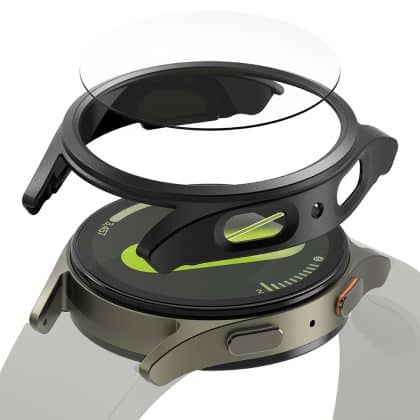Ringke - Slim + Προστατευτικό Οθόνης - Samsung Galaxy Watch7 44mm - Τιτάνιο Μαύρο