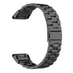 Techsuit - Watchband QuickFit 22mm (W010) - Garmin Fenix 5/5 Plus 6/6 Pro/7/Forerunner 935/945/955/Approach S60/S62 - Black - Image 3