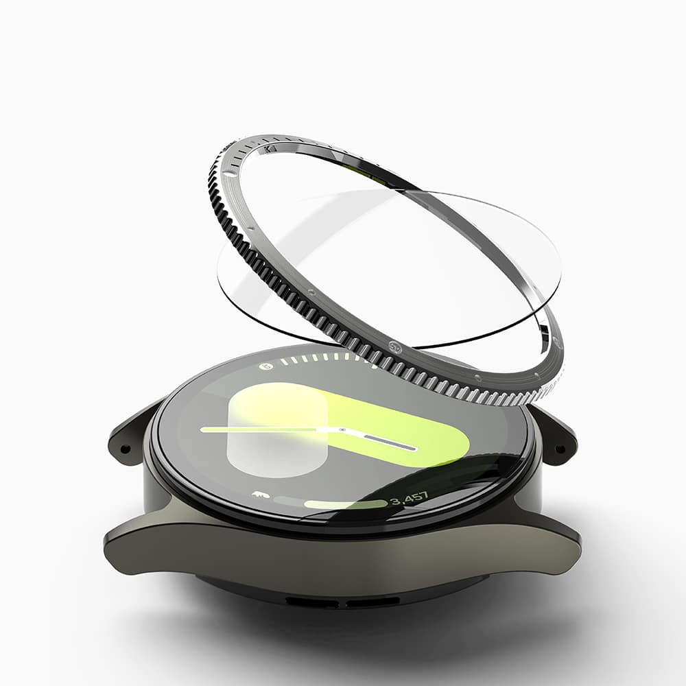 Ringke - Bezel Styling - Samsung Galaxy Watch7 40mm - Silver Pattern7 (CB-GW7-40-03) - Image 4