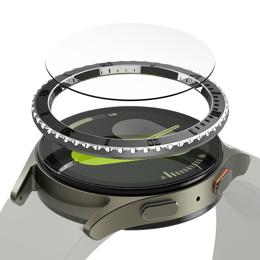 Ringke - Premium Bezel Styling - Samsung Galaxy Watch7 40mm - Μαύρο Πατρόν3 (CB-GW7-40-96) - Image 3