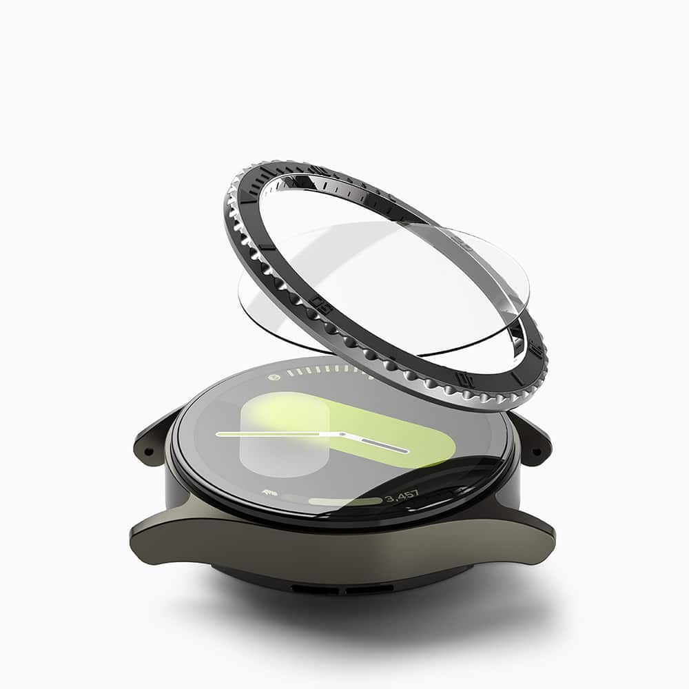 Ringke - Premium Bezel Styling - Samsung Galaxy Watch7 40mm - Μαύρο Πατρόν3 (CB-GW7-40-96) - Image 4