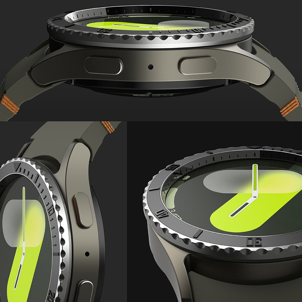 Ringke - Premium Bezel Styling - Samsung Galaxy Watch7 40mm - Μαύρο Πατρόν3 (CB-GW7-40-96) - Image 8