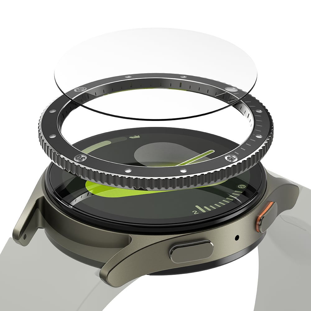 Ringke - Premium Bezel Styling - Samsung Galaxy Watch7 40mm - Μαύρο Πατρόν2 (CB-GW7-40-99) - Image 3
