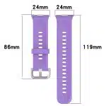 Techsuit - Watchband (W061) - Huawei Watch Fit 3 - Black - Image 8