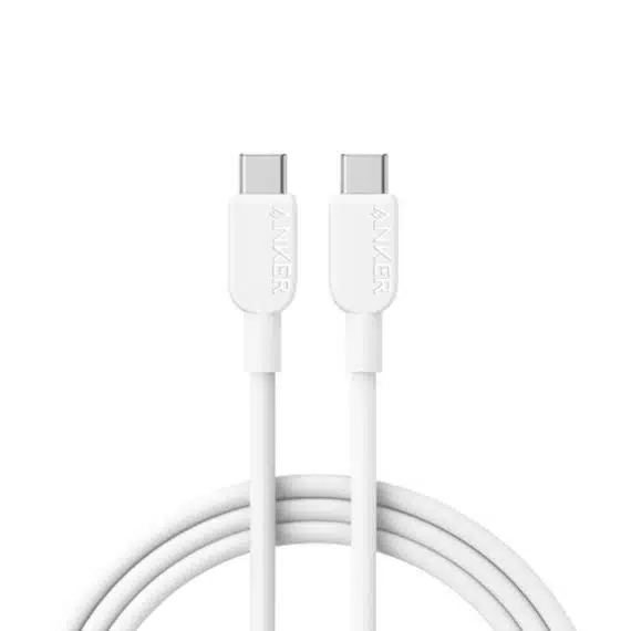 Anker - Καλώδιο Δεδομένων 310 (A81D6H21) - USB-C σε USB-C, 240W, 1.8m - Λευκό