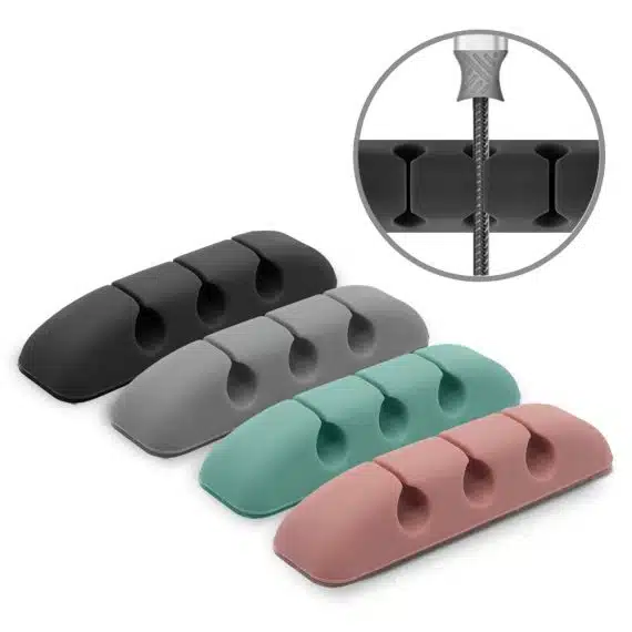 #Ringke - Διοργανωτής Καλωδίων (4 pack) - 4 x 3 Θέσεις - Πολύχρωμο