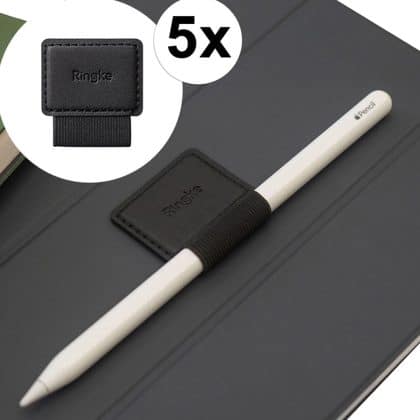 Ringke - Θήκη Stylus (πακέτο 5) - Οικολογικό Δέρμα, Ύφασμα, Ελαστικό - Μαύρο