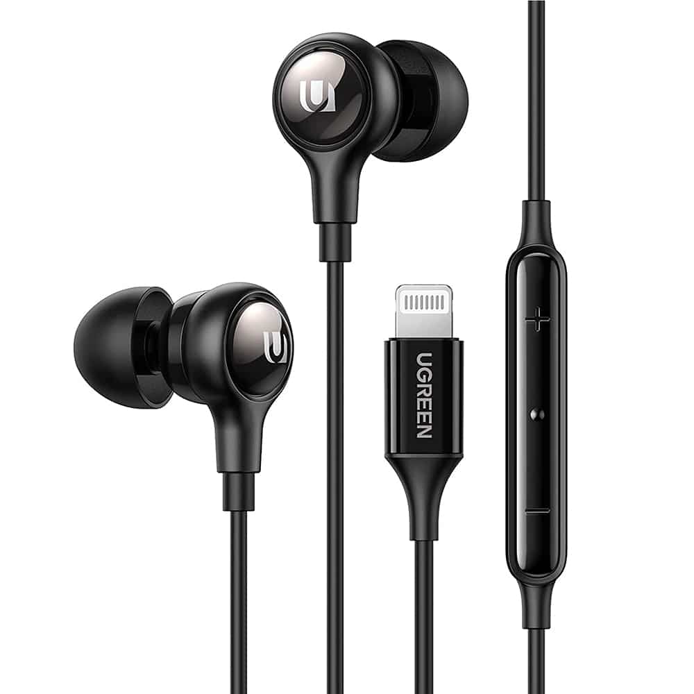 Ugreen - Στερεοφωνικά Ακουστικά (30631) - In-Ear με Σύνδεσμο Lightning - Μαύρο - Image 2