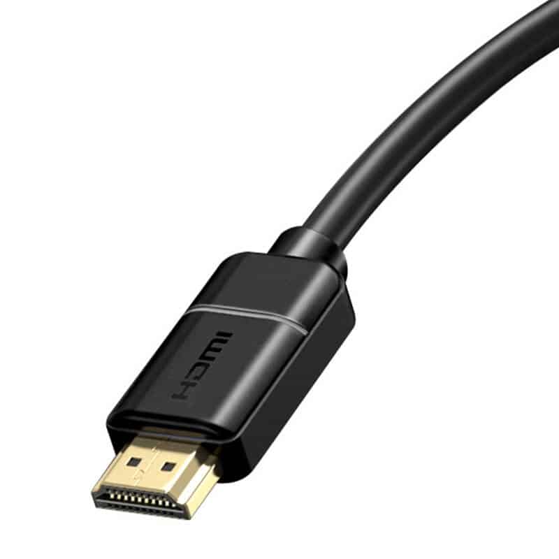 Baseus Καλώδιο 2xHDMI 2.0 4K 60Hz, 3D, HDR, 18Gbps, 5m (Μαύρο) - Image 3