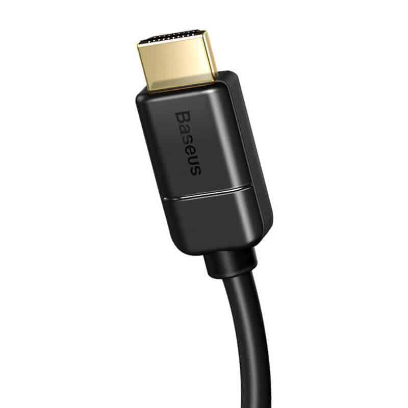 Baseus Καλώδιο 2xHDMI 2.0 4K 60Hz, 3D, HDR, 18Gbps, 5m (Μαύρο) - Image 4