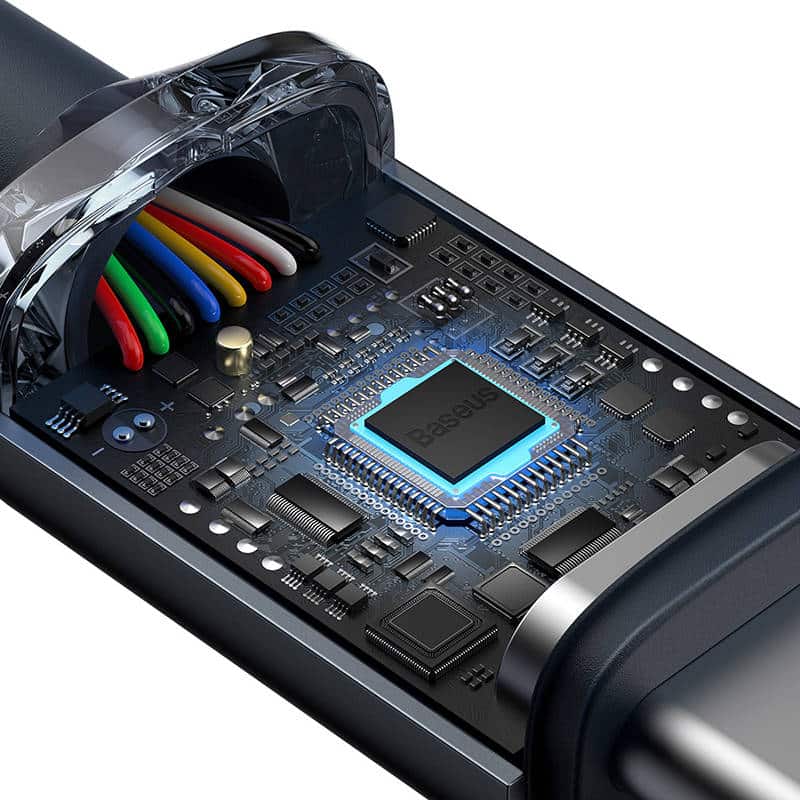 Baseus Καλώδιο USB-C σε USB-C Crystal Shine, 100W, 2m (Μαύρο) - Image 5