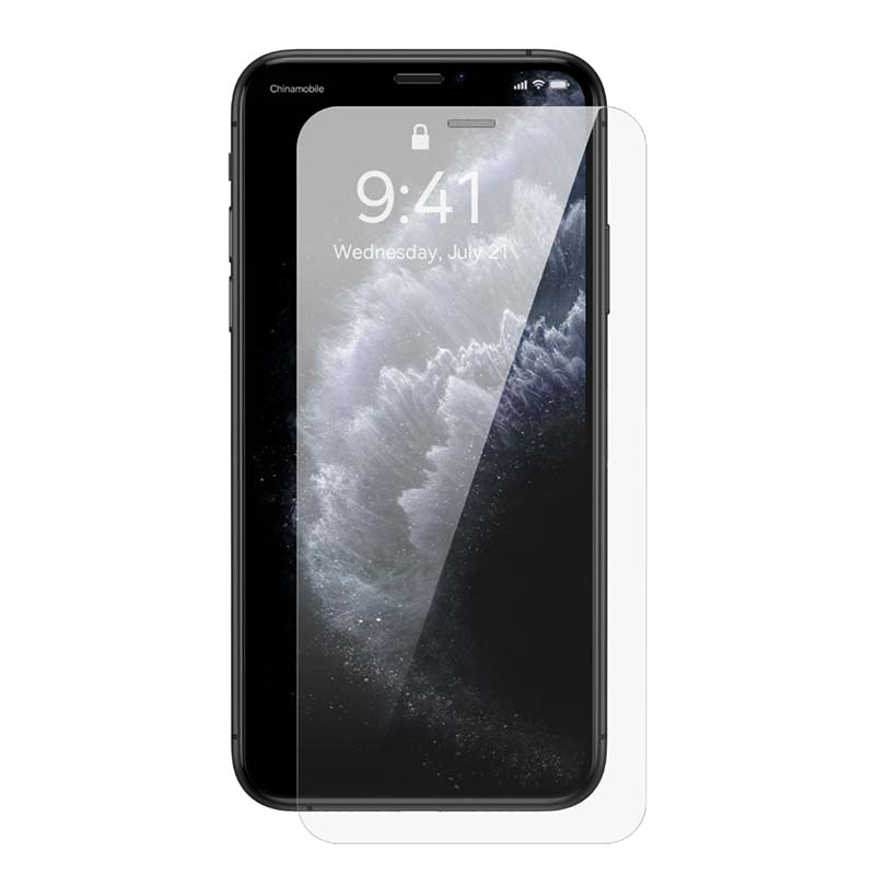 Baseus Προστατευτικό Οθόνης Tempered Glass 0.3mm Full Face για iPhone XS Max/11 Pro Max 6.5'' (2τμχ) (Διαφανές) - Image 2