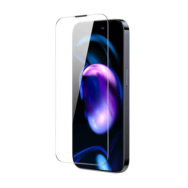 Baseus Προστατευτικό Οθόνης Crystal Tempered Glass Dust-proof 0.3mm για iPhone 14 Pro Max (2τμχ) (Διαφανές) - Image 3