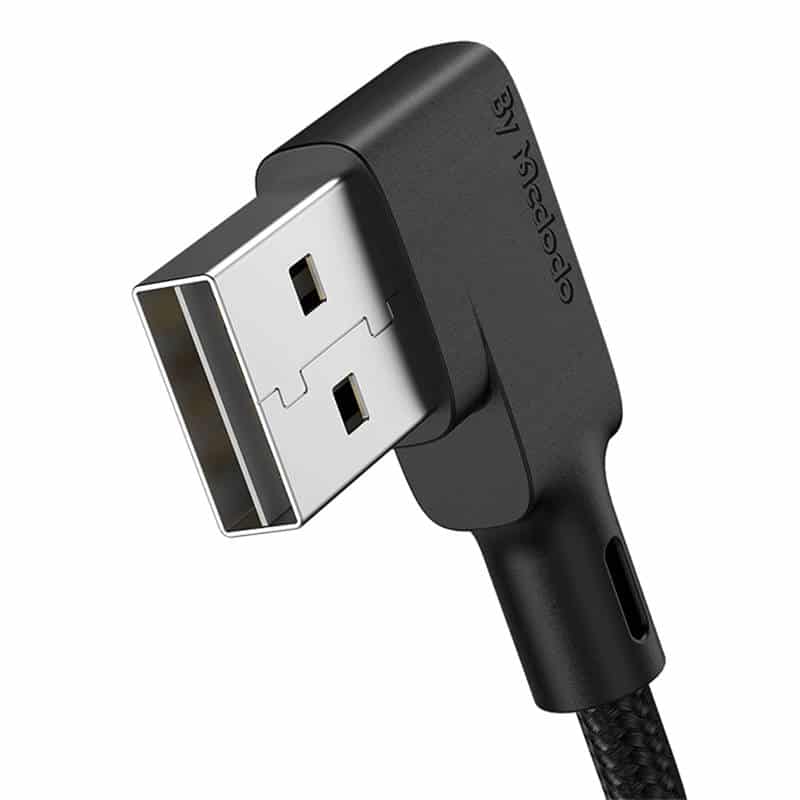 Καλώδιο USB σε Lightning, Mcdodo CA-7300, γωνιακό, 1.8m (μαύρο) - Image 2