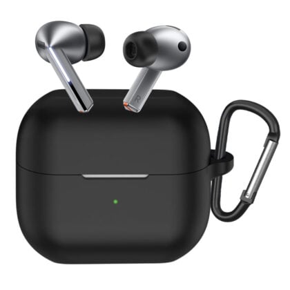 Techsuit - Θήκη Σιλικόνης - για Samsung Galaxy Buds 3 / 3 Pro, Λείο Υπερλεπτό Υλικό - Μαύρο