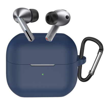 Techsuit - Θήκη Σιλικόνης - για Samsung Galaxy Buds 3 / 3 Pro, Λείο Υπερλεπτό Υλικό - Σκούρο Μπλε