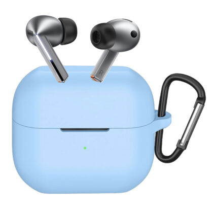 Techsuit - Θήκη Σιλικόνης - για Samsung Galaxy Buds 3 / 3 Pro / 3 FE, Λείο Υπερλεπτό Υλικό - Μπλε
