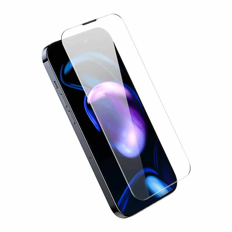 Baseus Προστατευτικό Οθόνης Tempered Glass Corning με Φίλτρο Σκόνης για iPhone 14 Pro (Διαφανές) - Image 5