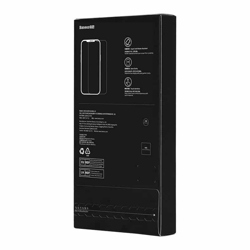 Baseus Προστατευτικό Οθόνης Tempered Glass Corning με Φίλτρο Σκόνης για iPhone 14 Pro (Διαφανές) - Image 9