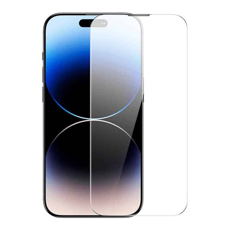 Baseus Προστατευτικό Οθόνης Tempered Glass Corning με Φίλτρο Σκόνης για iPhone 14 Pro Max (Διαφανές) - Image 2