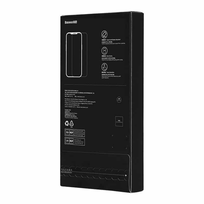 Baseus Προστατευτικό Οθόνης Tempered Glass Corning με Φίλτρο Σκόνης για iPhone 14 Pro Max (Διαφανές) - Image 9