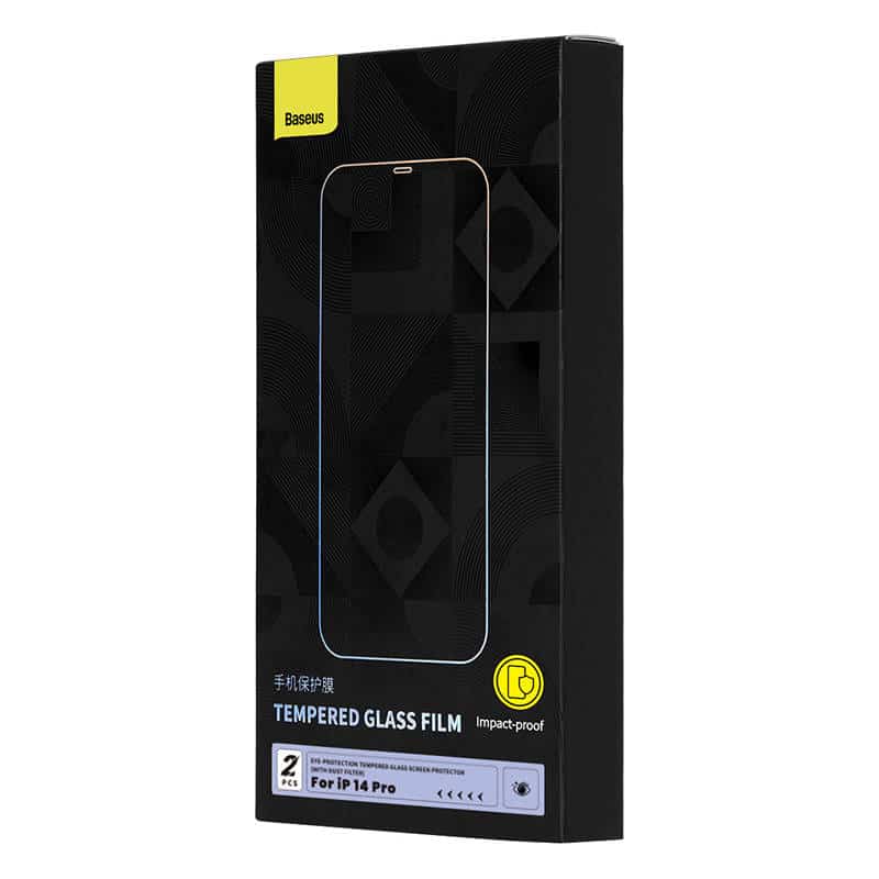 Baseus Προστατευτικό Οθόνης Tempered Glass με Φίλτρο Ιδιωτικότητας Crystal Series για iPhone 14 Pro - Image 4