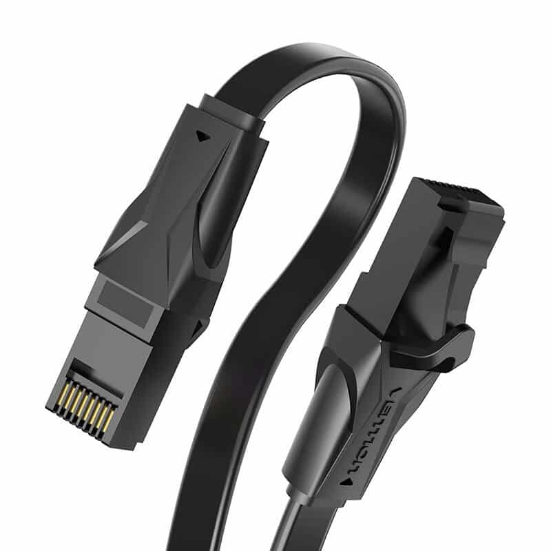 Vention IBABE Επίπεδο δίκτυο καλώδιο UTP Cat. 6 RJ45 Ethernet 1000Mbps 0,75m, μαύρο - Image 5
