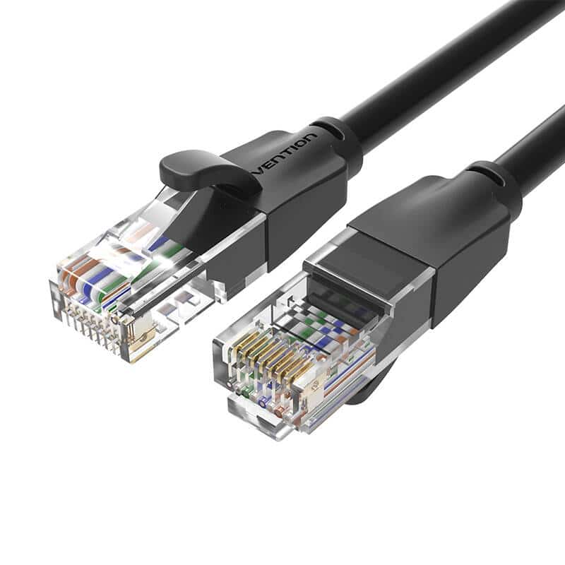 Vention IBEBF UTP CAT6 καλώδιο δικτύου RJ45 Ethernet 1000Mbps 1m μαύρο - Image 2