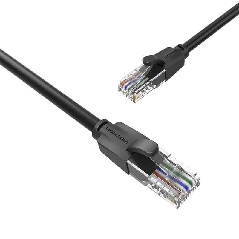 Vention IBEBF UTP CAT6 καλώδιο δικτύου RJ45 Ethernet 1000Mbps 1m μαύρο - Image 3